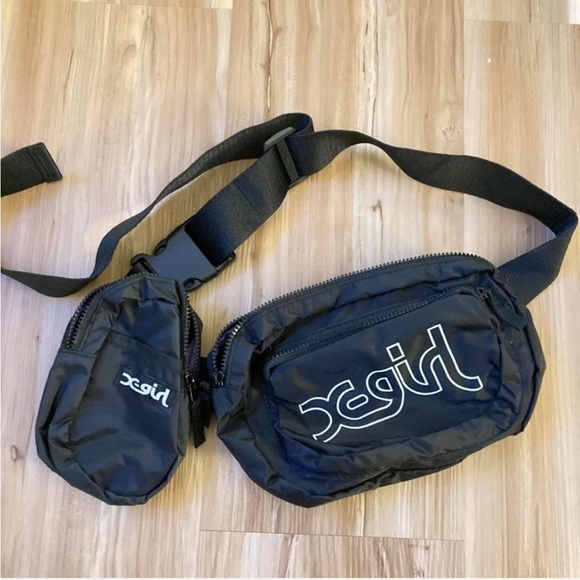 ✨X-GIRL✨Logo Fanny Pack Waist Bag Set - Picture 1 of 3